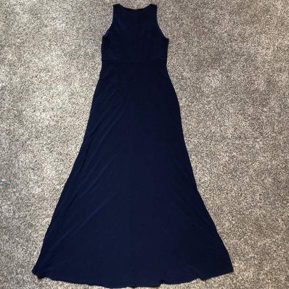 Long Navy Prom dress - Picture 3 of 3